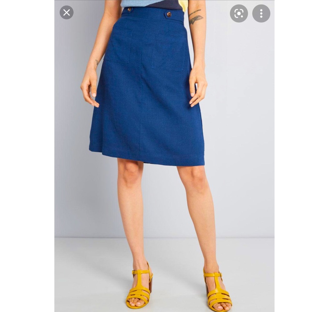 Modcloth Often Adored A-Line Skirt EUC!